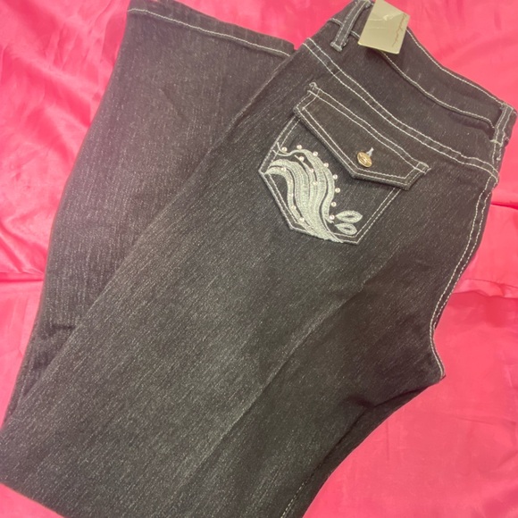 Miss me Denim colour dark denim jean - Picture 6 of 7